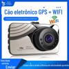 Gravador de carro gravador de direção lente dupla HD eletrônico cão tudo em um máquina usb wifi 1080 dvr