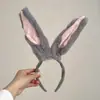 Diadema de Orejas de Conejo de Halloween Transfronteriza Accesorios de Cosplay Atrezo Animal Orejas Disfraz Headwear Fabricante Mayorista Diadema