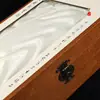 Caja de Regalo con Ventana de Color Madera para Vejiga de Pez, Caja de Exhibición Universal para Vejiga de Pez, Caja Vacía