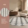 Tapete de luxo leve estilo italiano em falso cashmere para sala de estar, tapete de alta qualidade fácil de limpar para sofá e mesa de centro, novo modelo moderno para quarto 2026