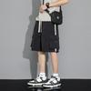 Shorts de Trabalho de Seda Gelada Novo de Verão Masculino Japonês Finos Secagem Rápida Casuais Masculinos Marca Tendência Largos Explosivos Meia-calça
