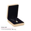 Liquidación PU cuero hierro joyero collar colgante joyería caja de almacenamiento de joyas una gran cantidad en stock fabricantes mayoreo