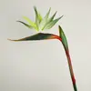 Flores Artificiales de Ave del Paraíso de Alta Calidad, Adornos, Arreglos Florales para el Hogar, Flores Falsas, Flores Decorativas para Sala de Estar, Strelitzia Reginae de Goma Suave al por Mayor