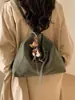 Bolsa de Axila Retro de Grande Capacidade para Mulheres 2025 Nova Tendência Moda Estilo Coreano Bolsa Tote Casual Grande Capacidade Bolsa para o Dia a Dia