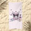 Sanrio toalha de praia infantil dos desenhos animados gatinho gato impressão toalha de banho à beira-mar microfibra natação de secagem rápida