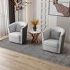 Sofá individual de lujo ligero simple, combinación de silla redonda giratoria, recepción de hotel y oficina de ventas, mesa y silla de negociación, recepción de salón de belleza