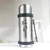 Termo de Acero Inoxidable 304 1.2L Gran Capacidad Portátil Alto Vacío Olla de Viaje Taza de Agua para Coche Logo Personalizado