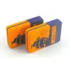 Cajas de Cigarrillos de Hojalata Transfronterizas Personalizadas, Cajas de Hojalata de Alta Gama Tipo Flip-Top para Cigarrillos, Cigarrillos y Pastillas, Cajas Pequeñas de Hojalata para Almacenamiento