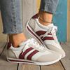 Zapatillas Deportivas Alemanas Transfronterizas para Mujer Talla Grande Zapatos Deportivos Casuales 2025 Transfronterizo Nuevo Malla Versátiles Zapatos Planos Zapatos Blancos