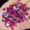 Arte de Uñas Colorido Joyería de Diamantes Mixto Estilo Popular de Celebridad de Internet Uñas Planas Coloridas Fondo Especial Forma de Diamante Decoración de Uñas Rosa Accesorios Estilo Mixto
