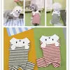 Ropa de Cuatro Patas para Perro de Primavera y Otoño, Pijamas Elásticos de Algodón Puro para Cachorro, Ropa para Mascotas Teddy Bichon, Ropa de Casa de Cuatro Patas con Cuello de Conejo
