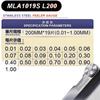 Calibrador de espesores 0.01-5mm calibrador de tapones regla de tapones medidor de espesores medidor de holgura herramienta de ajuste de válvulas MLA10