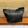 Bolso de Hombro de Piel de Cordero Fetal, Textura de Nicho, Bolso de Hombro Único para Mujer, Ligero, Gran Capacidad para Viajar, Bolso Tote de Piel Genuina, Tamaño Grande