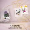 Marcadores de Página de Flores Secas, Presentes Clássicos de Ano Novo, Materiais Criativos DIY para Alunos de Jardim de Infância e Ensino Fundamental, Flores Prensadas