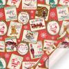 Papel de regalo especial para fiestas transfronterizas, embalaje para dulces navideños, estrellas, lunares, lote de papel de regalo con lunares.