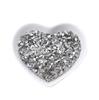 Zircônia Novo Super Brilho tamanho pequeno Branco Fosco Arte de Unhas Diamante de Forma Especial Mini Diamante Coração Estrela Adesivo para Unha Joia de Diamante
