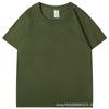 Camiseta personalizada de algodão puro com peso pesado, logotipo impresso, uniforme de grupo, roupas de trabalho, gola redonda, uniforme de classe, atividade, 220g, penteado e justo