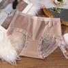 Plus size rendas senhoras roupa interior vento puro sexy cetim oco cetim 200kg algodão 7A antibacteriano briefs