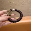 Lazo para el cabello de lujo ligero, simple, con pedrería y perlas, nuevo modelo 2026, sujetador de cola de caballo, cuerda para el cabello no dañina, alta elasticidad, lazo para el cabello duradero para mujeres