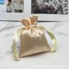 Bolsa de Satén para Joyería con Logotipo Imprimible Bolsa de Tela de Satén y Sedas Bolsa con Cordón para Cosméticos Bolsa de Almacenamiento con Cordón Seda Sedas y Satenes