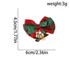 Natal linho pequeno arco sino decoração da árvore de Natal mini sino acessórios pingente loja layout adereços
