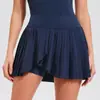 Conjunto de Roupa Esportiva Transfronteiriça Caijue para Mulheres, Roupa de Yoga Respirável, Roupa de Fitness de Manga Curta, Conjunto de Roupa Slim-Fit para Badminton e Tênis para Mulheres