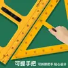 Set de Triángulos Magnéticos Grandes Compás Transportador Regla Triángulo Magnética Especial para Dibujo Matemático