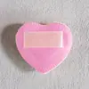 Esponja de Maquillaje en Forma de Corazón para Dedos, Mini Esponja de Algodón para Maquillaje en Polvo, para Fijar Maquillaje, Rubor, Base, Corrector, Doble Uso Seco y Húmedo