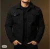 Nueva Chaqueta Casual para Hombre para Uso Diario, Cortavientos y Cálida, de Botones, Color Sólido, Moda Urbana para Otoño e Invierno