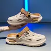 Zapatos Estilo Cocodrilo Verano 2026 Exteriores Suela Suave Resistentes al Desgaste Punta Cerrada Pantuflas con Sensación de Caminar sobre las Nubes, Sandalias Deportivas de Playa para Exteriores de Suela Gruesa