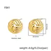 Brincos de Titânio de Moda Europeia e Americana Transfronteiriça de Luxo Simples para Mulheres Acessíveis Luxo Elegante Brincos de Aço Inoxidável 18K Atacado