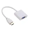 Adaptador HD a VGA 1080P HD a VGA con Audio Fuente de Alimentación Cable Adaptador HD