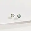 Aretes de Ópalo de Aleación de Titanio, Clavos para Hélice de Hueso de Oreja con Base Plana de Ópalo, Fabricantes de Joyería para Piercings, Venta al por Mayor Transfronteriza