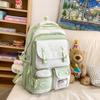 Mochila escolar estilo faculdade feminina estudante universitária fofa estilo coreano mochila para computador ensino médio leve mochila de grande capacidade para ensino médio