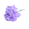 Nuevo ramo decorativo de hortensias artificiales para bodas, flores falsas, accesorios de estudio fotográfico de bodas con hortensias artificiales al por mayor