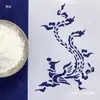 Plantilla de Impresión para Teñido con Pasta Batik Impresión con Pasta de Tinte Tie-Dye Estilo Étnico Teñido con Tintes Vegetales Herramientas Hechas a Mano DIY Teñido con Índigo