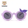 Lindas Gafas de Sol con Lazo para Niñas, Gafas de Sol Polarizadas de Silicona con Dibujos Animados para Bebés, Visera Solar para Niños, Moda Nuevo Estilo al por Mayor