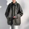 Chaqueta de Marca de Moda Estilo Japonés para Hombre, Nueva Chaqueta Casual Elegante de Corte Holgado para Primavera y Otoño 2025