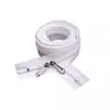 Cremallera para Funda de Edredón, Cremallera Larga para Colcha, Accesorios para Cremalleras, Reemplazo de Cabezal de Cremallera para Funda de Edredón