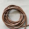 Ventas Directas de Fábrica Cordón de Cuero PU de 6 mm de Espesor Cuerda Redonda con Núcleo Enrollado Tela Enrollada de Ratán Bolsa de Regalo Correa de Asa DIY Cuerda de Cinturón