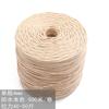 Cuerda de papel kraft de 1,2 mm de una sola hebra, color natural, blanco, rojo y negro, etiqueta de protección del medio ambiente, cuerda de papel kraft, cuerda de hierba de rafia