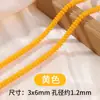 Ábaco de Cristal Cuentas de Cristal para Manualidades Espaciadores para Pulseras Cuentas de 6mm Cuentas Sueltas de Cristal para Pulseras DIY