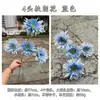 Nueva Margarita Gerbera Artificial Transfronteriza con 4 Cabezas, Adecuada para Ramos de Boda, Decoración Suave, Decoración del Hogar y Flores Artificiales al por Mayor