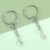 Llavero con Cadena, Anillo Único Cierre de Langosta, Colgante de Llave, Múltiples Tamaños, Conector DIY Hecho a Mano para Bolsa y Muñeca