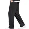 Pantalones Casuales Holgados de Primavera y Otoño Marca de Moda Tendencia Color Sólido Pantalones Deportivos para Hombre Jóvenes Populares Pantalones Largos Estilo Simple