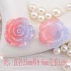 Nuevos accesorios de resina de luciérnaga y rosa con lámina de oro para hacer funda de teléfono DIY, hebilla de zapato, decoración de bolsa de materiales para ramo