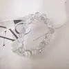 Pulseras de Cristal de Vidrio al por Mayor de Tiendas de un Dólar, Joyería de Cuentas Fresca y Elegante para Niñas, Artículos Populares de Puesto, Pulseras de Joyería de Alta Venta