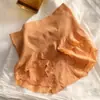 Pantaletas sin costuras de cintura media-alta para control de abdomen para niñas con ribete de encaje, Bragas simples y cómodas para mujer, Ropa interior antibacteriana de algodón puro para mujer