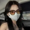 Armazón para gafas de ojo blanco liso irregular TR suave armazón óptico para miopía versión coreana anti-luz azul lente plana armazón de gafas adelgazante
