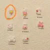 Joias de unha de desenho animado brincos diy grampo de cabelo capa de celular acessórios de cola cremosa morango coelho cola cremosa borboleta atacado